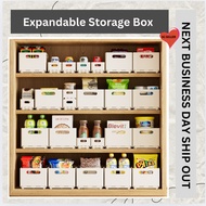 Expandable Storage Box Adjustable Kitchen Drawer Fridge Closet Organiser Box