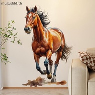 # gugugu # Horse Racing Running Horse Wall Sticker Waterproof Removable Vinyl Sticker Bedroom And En