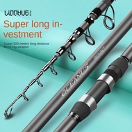 Linnhue Tossing Sea Fishing Rod Telescopic Fishing Rod Fishing Rod Ultra Light Long Shot Rod Casting Rods Surf Casting Rod Sea Fishing Rod Full Set Fishing Gear