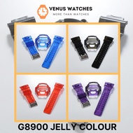 [VENUS WATCHES]G8900 BERBAGAI WARNA JERNIH BAND AND BEZEL BNB/FASHION/GSHOCK/JELLY/JAM TALI