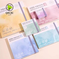 QIUJUU Watercolor Book, Tearable Thick Paper Paint Book, High-quality Art Supplies Inspiration Recor