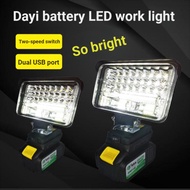 Lithium Battery Work Light Suitable for Dayi Electric Wrench Battery Lighting Outdoor Camping LED Re