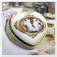 ♥小花花日本精品♥ Hello Kitty 米奇米妮音樂盒 飾品盒心型 願望白星 11503002