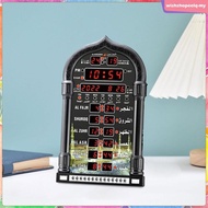 [WishshopeelqMY] Azan Clock Muslims Praying Clock for Home/Office Calendar Decorative Clock