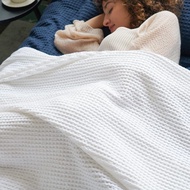 High-Quality Cotton Waffle Thermal Blanket 60x80 inches for Hospital, Home Stay, Resort, Airbnb & Sp