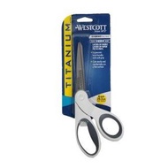 威思卡 - 美國品牌 - 8吋鈦銳利美工曲柄剪刀 ( 白色)