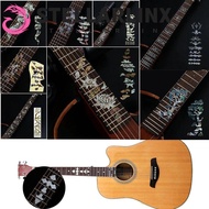 STELLARLINX Cross Inlay Decals Ultra Thin Musical Instrument Guitar Inlay Sticker Acoustic Guitar El