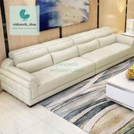 SOFA RUANG TAMU MINIMALIS KUALITAS PREMIUM SOFA KULIT ANTI AIR AWET