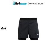 ARI WOMEN BREATHE 2IN1 V3 RUNNING SHORTS 3 INCHES-BLACK (AAP2908-01) Women's 3-Inch Pants 2IN1