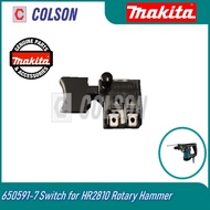 COLSON MAKITA Switch for HR2810 Rotary Hammer 650591-7  マキタ