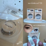 Nongchat premium quality false eyelashes by bohktoh ขนตาปลอม น้องฉัตร พร้อมกาว