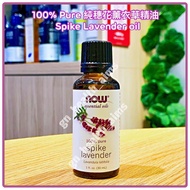 (全新現貨) 美國 Now 100% Pure 純穗花薰衣草精油 Spike Lavender oil 抗菌 燙傷 疤痕 消除疲勞 壓力 30ml 香薰精油