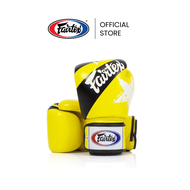 Fairtex นวมชกมวย BGV1 รุ่น Nation Prints นวยมวยหนังแท้ กระชับ ป้องกันการกระแทก นวยต่อยมวยสำหรับฝึกซ้