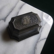 【老時光 OLD-TIME】早期日本製船用銅製牛奶玻璃菸灰缸