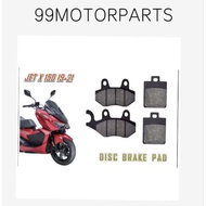 Disc Brake Pad Set SYM Jet14 125i / Jet14 200 / Jet X 150 - Rear front disc pad disc lining brek bra