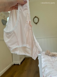 Quần Lót Ren Mềm Mại Ice Silk Rose Pure Desire Cho Nữ Cạp Thấp Thường Ngày Mùa Hè 2024 Quần Lót Tam