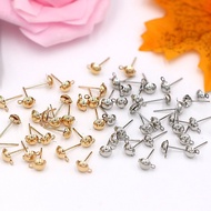 Pin plat gelombang, pin telinga, pin telinga perak, cangkuk telinga dengan penutup dan gelung, 5,000