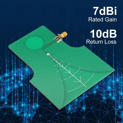 1.4-10.5GHz 8W UWB Directional Broadband TEM Antenna 7dBi High Gain Wideband Wifi Antenna 2.4G Image