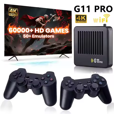 G11 Pro Built-in 60000 Games Super Console 4K HD 2.4G Wireless Gamepad 128GB 256GB Wireless Controll