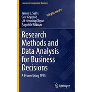 Research Methods And Data Analysis For Business Decisions