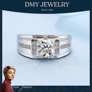 DMY Jewelry 999 Original Gold/ Islamic Men's Ring/Diamond Ring for Men/Original 925 Silver/Men's Sto
