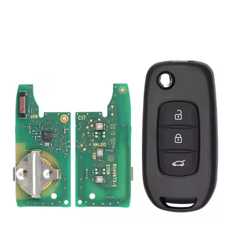 Key Crafters N5F-PFK1A ID 4A Chip 433MHz Flip Ramote Car Key For Renault Sandero Oroch Logan Duster 
