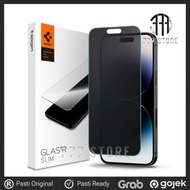 iphone 16 / 15 / 14 / 13 / 12 I PRO I PLUS I MAX SPIGEN TEMPERED GLASS SPY PRIVACY SCREEN GUARD PROT