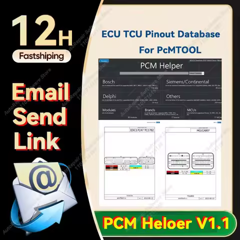 Pinout software Database for PCM flash user PCMhelper ECU TCU Pinouts for PCM TOOL PCM Helper Softwa
