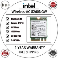 AC8260 8260NGW 8260AC Intel Wireless-AC 8260 867Mbps Bluetooth4.2 Dual Band 2.4+5GHz NGFF M.2 WIFI C