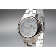 Exc+4* SEIKO EPSON Honda VS3J-0A20 Silver Chronograph 37mm Solar Qz Men's Watch