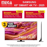 SAMSUNG QA65QN90FAKXXS 65" NEO QLED 4K QN90F SMART TV- Free Slimfit WMT | Free $400 Mooments Redeem 