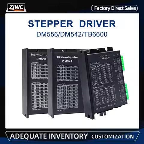 Microstep Motor Driver TB6600 4A / DM542 4.2A / DM556 5.6A Suitble For 42 57 Stepper Motor Nema17 Ne