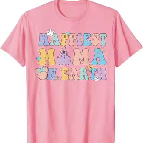 Groovy Happiest Mama On Earth T Shirt