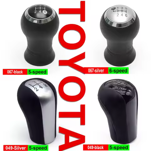 Shift Knob Lever Shift Lever AYGO RAV4 Corolla Auris For Toyota Yaris VITZ 5/6 Speed Shift Knob Cove