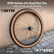 WTB Horizon 650B x 47c Gravel Bike Tire Tan Wall Anti Puncture Bicycle Tyre 27.5 Inch Road Plus MTB 