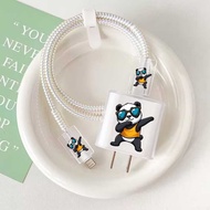 "Dubstep Dancing Animals" Charger Case & Cable Protector Compatible for Charger iphone, Xiaomi, Oppo