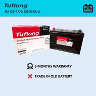 Tuflong Hitachi NX120-7 | NX120-7L | 125D31 | N70Z | N70ZL battery bateri Hilux Hiace Triton Storm D