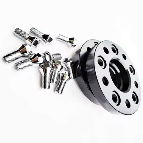 2PC 25MM 1inches THICK 5X120 72.6MM C.B WHEEL SPACER+12X1.5 BOLT FIT BMW E30 E36 E38 E46 E60 E61 E63