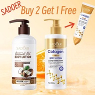 Body Lotion Set 3 In 1+2 In 1 Collagen Anti Aging Body Lotion Vc Whitening Body Lotion Coconut Body
