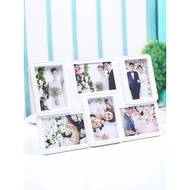 Korean Style Combination Conjoined Photo Frame Six-Grid Swing Table Rinse Photo Five-Grid Photo Chil