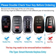 Tukellen for Toyota Key fob Cover Soft Key Shell Case for 2025 Camry 2019-2025 Land Cruiser,2021-202