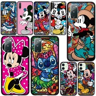 Casing Huawei Nova 3i 3 5t 2i 2 Lite Nova3I Nova5T Nova2i Phone Cover C-MA74 Minnie Mickey Mouse Stitch Soft Silicone Case Black Fashion