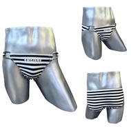 SW263 กางเกงว่ายน้ำเซ็กซี่ ผ้าพิมพ์ อะไหล่ด้านข้าง ด้านหน้ามีซับใน Awesome swimwear