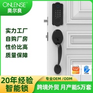 Cross-Border Apartment Tongtong Specializes in Wooden Doors, Bedroom Doors, Smart Locks, Electronic 