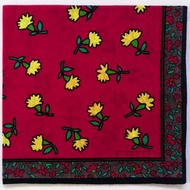 紀梵希 (Givenchy) 復古手帕口袋巾 花卉圖案 19 x 18.5 英寸