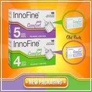 INNOFINE INSULIN NEEDLE / JARUM INSULIN 4MM / 5MM 20BIJI