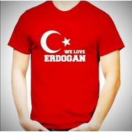 Erdogan Distro T-Shirt Turkish flag T-Shirt
