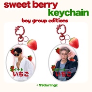 Sweet berry Keychain by 99darlingz free custom photo any boy group edition