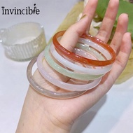10 Colors Ancient Thin Strips Jingle Bracelets/ Multi-Rings Retro Small Glass Bangle/ Forbidden Step