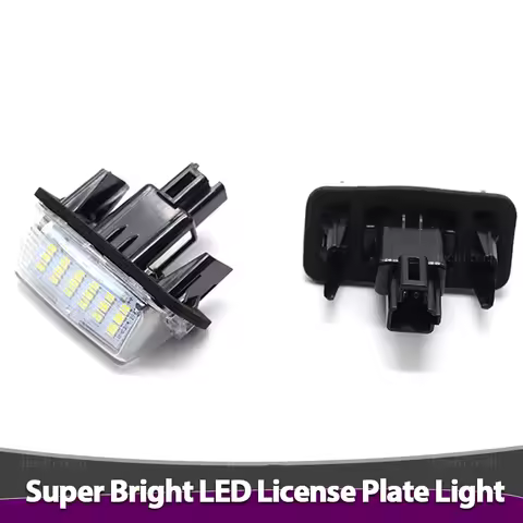 For Toyota Camry Avalon Auris E18 Vios Esquire EZ Noah City 2x Number License Plate Light Lamp No Er